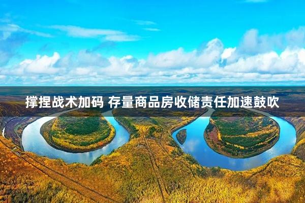 撑捏战术加码 存量商品房收储责任加速鼓吹